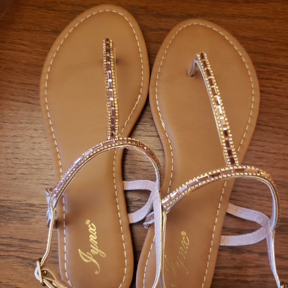 Jynx Rhinestone Sandals! NWOT!